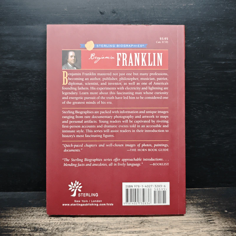 Sterling Biographies: Benjamin Franklin - Maria Mihalik Higgins รูปที่ 2