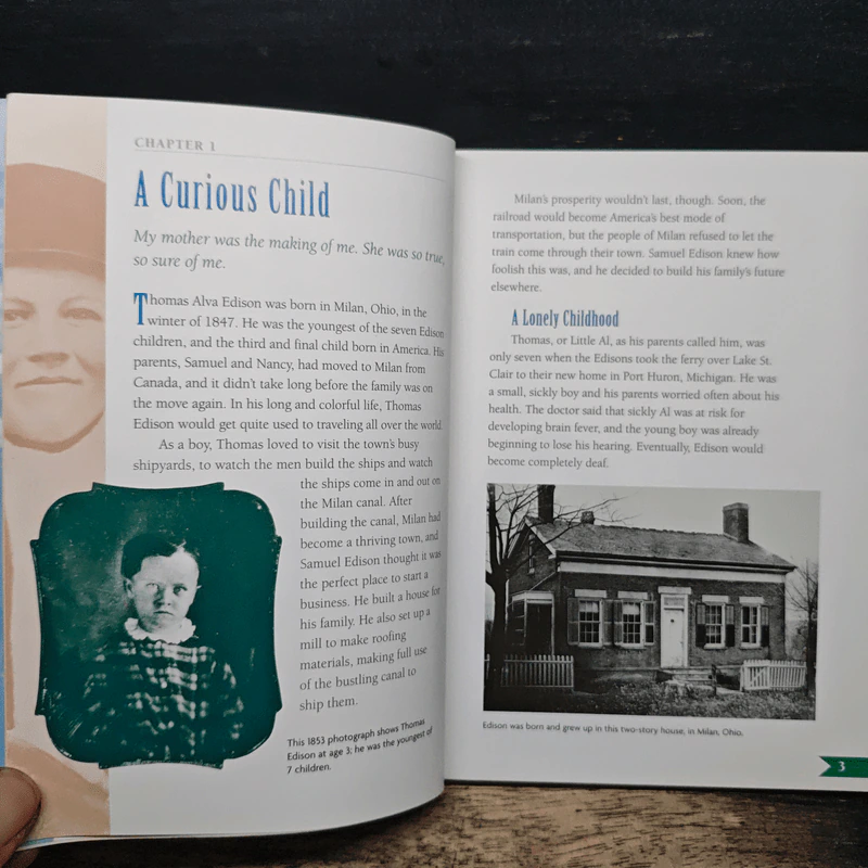 Sterling Biographies: Thomas Edison - Martin Woodside รูปที่ 8