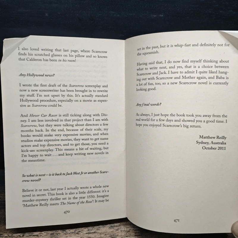 Scarecrow and the Army of Thieves - Matthew Reilly รูปที่ 9