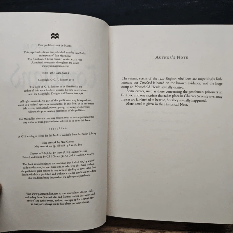 Tombland - C.J.Sansom รูปที่ 6