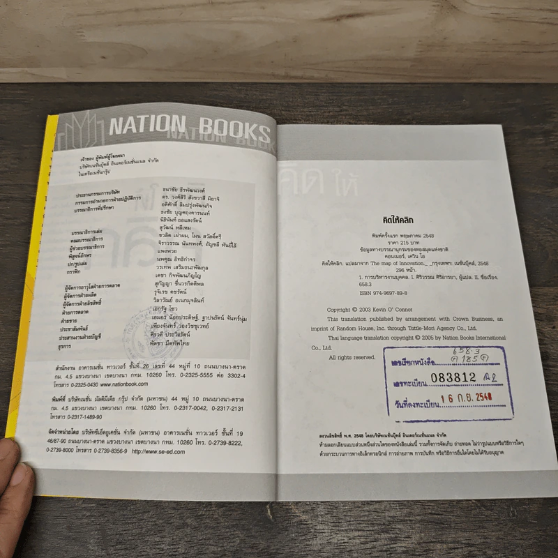 คิดให้คลิก The Map Of Innovation - Kevin O'Connor, Paul B. Brown รูปที่ 6