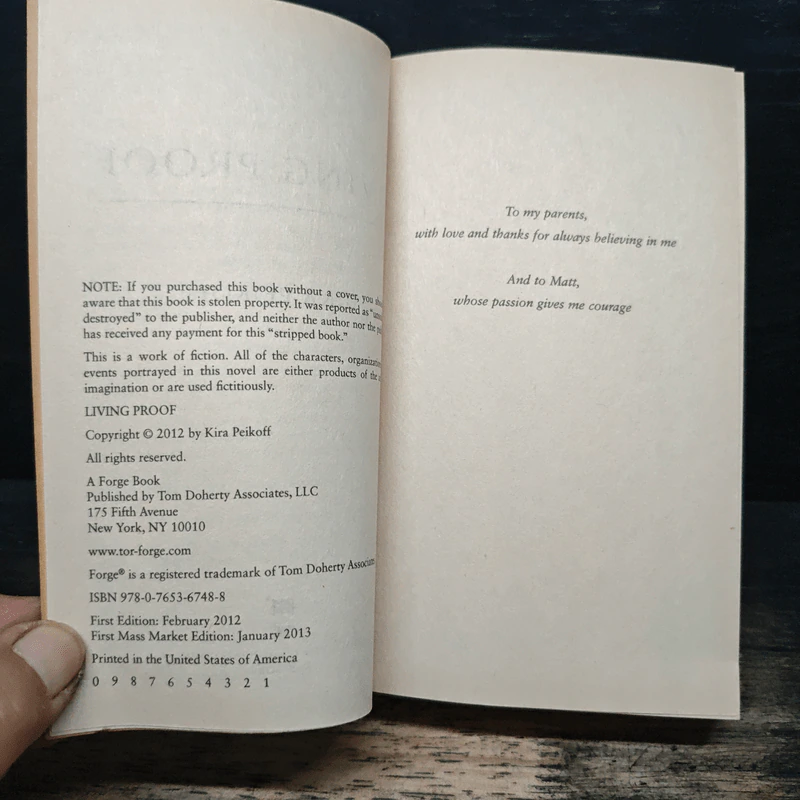 Living Proof - Kira Peikoff รูปที่ 6