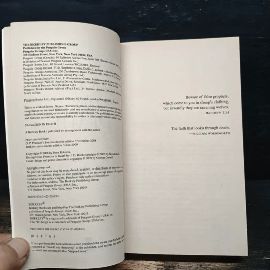 Salvation In Death - J.D. Robb รูปที่ 6