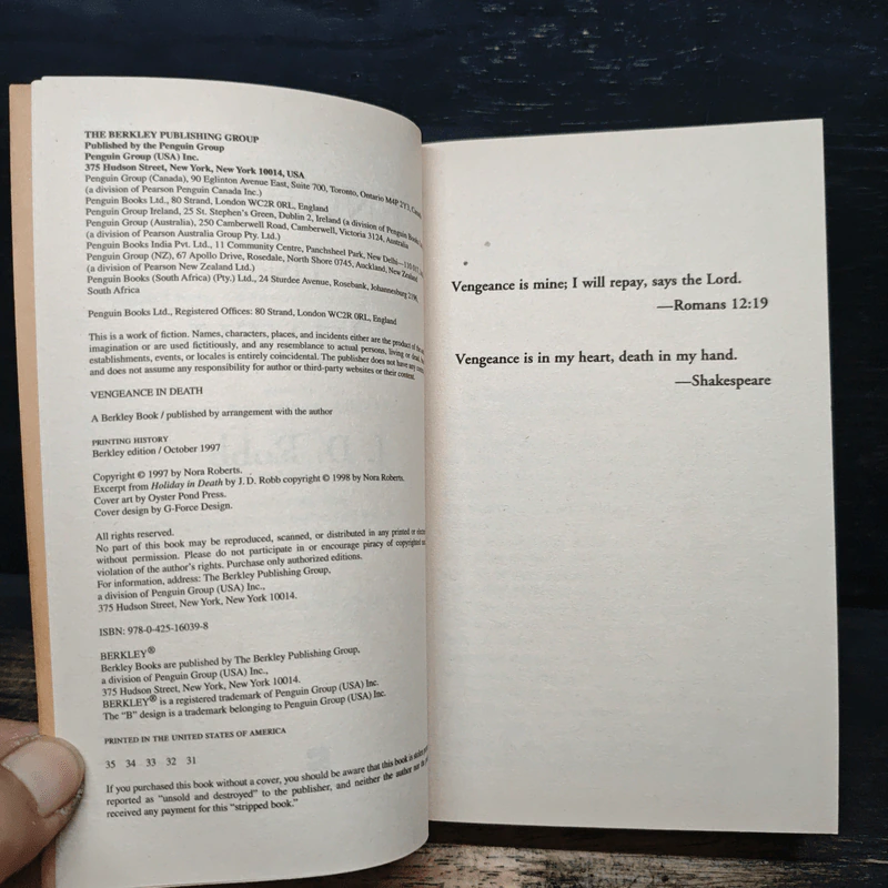 Vengeance in Death - J.D.Robb รูปที่ 6
