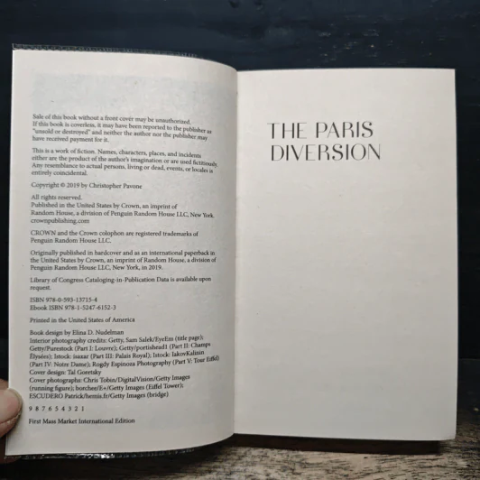 The Paris Diversion - Chris Pavone รูปที่ 6