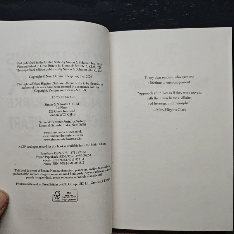 Piece of My Heart - Mary Higgins Clark, Alafair Burke รูปที่ 6