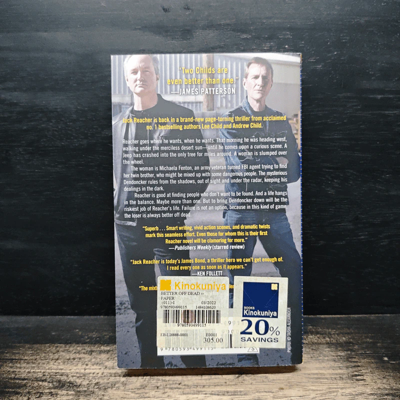 Better Off Dead - Lee Child รูปที่ 2