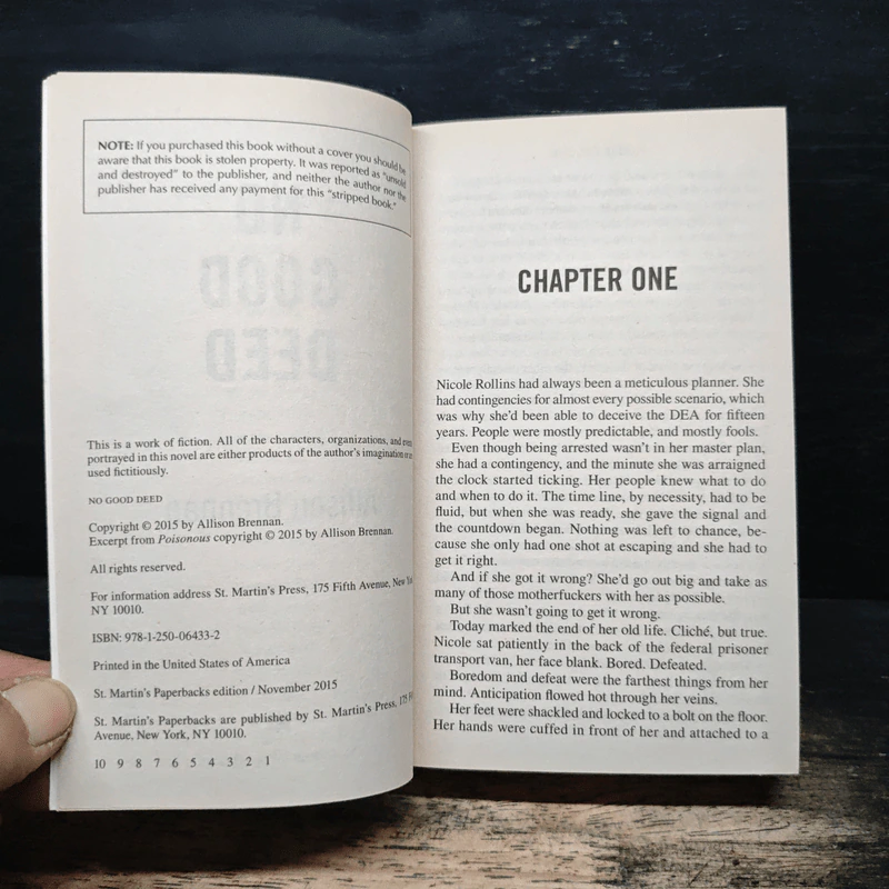 No Good Deed - Allison Brennan รูปที่ 6