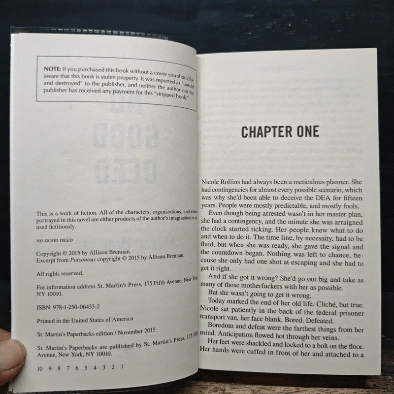 No Good Deed - Allison Brennan รูปที่ 6