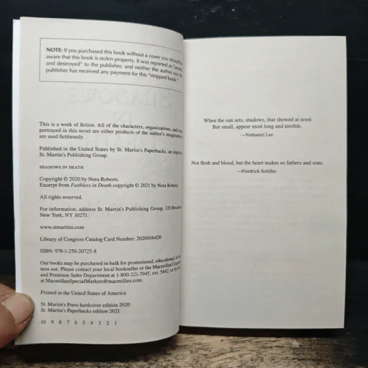 Shadows in Death - J.D.Robb รูปที่ 6