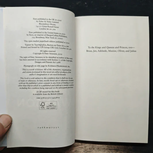 Rules for Perfect Murders - Peter Swanson รูปที่ 6