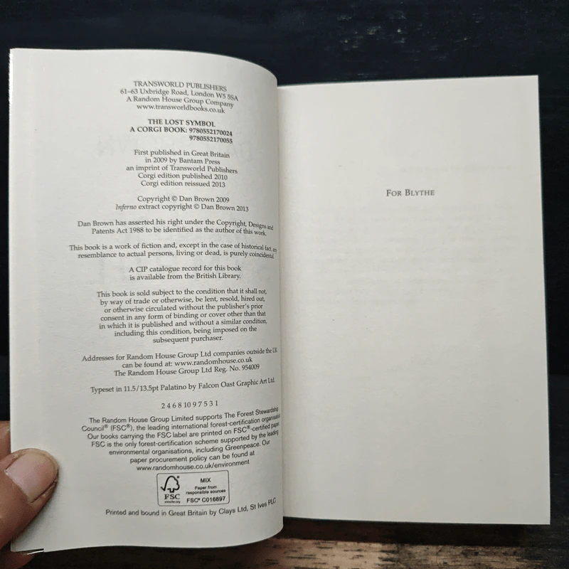 The Lost Symbol - Dan Brown รูปที่ 6