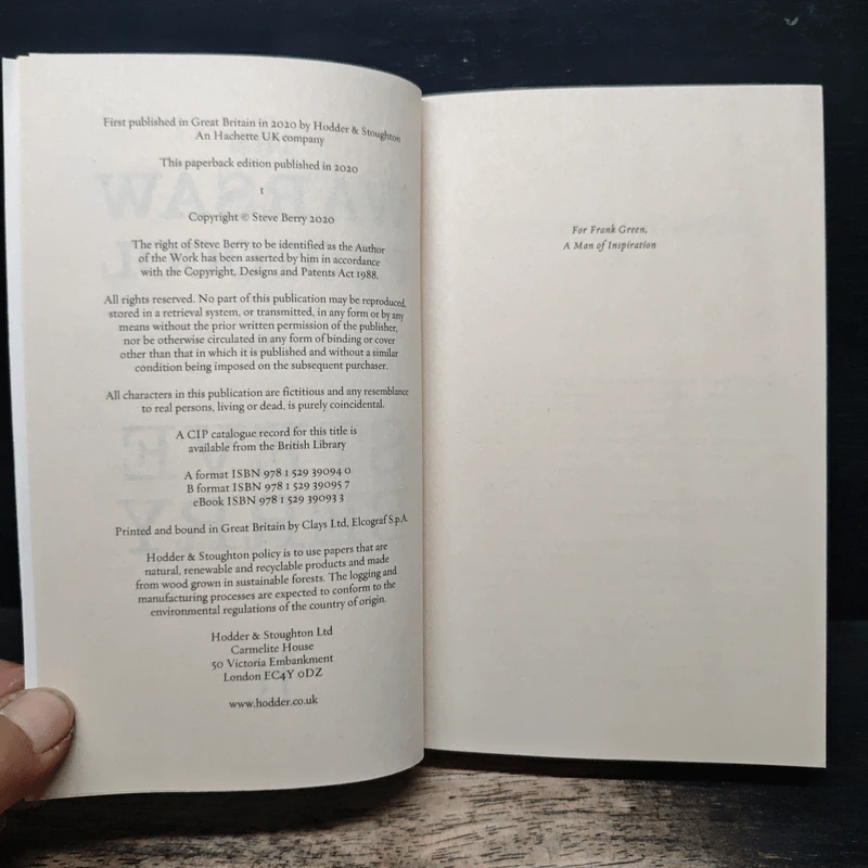 The Warsaw Protocol - Steve Berry รูปที่ 6