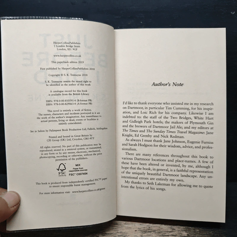 Just Before I Died - S. K. Tremayne รูปที่ 6