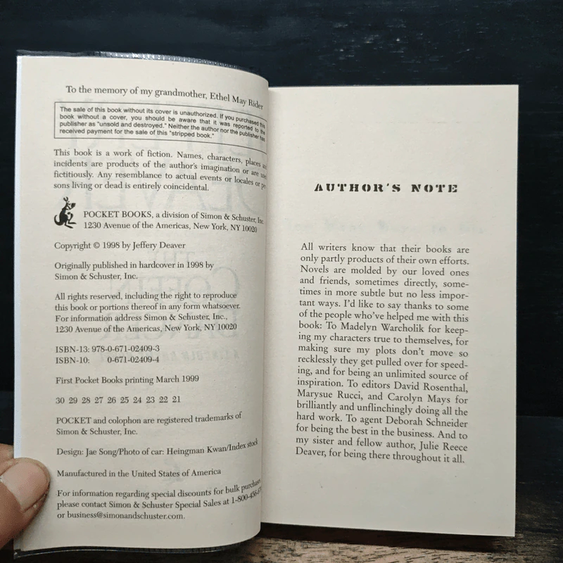 The Coffin Dancer - Jeffery Deaver รูปที่ 6