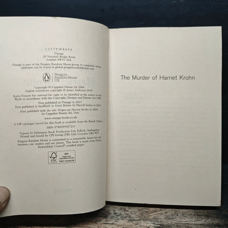The Murder of Harriet Krohn - Karin Fossum รูปที่ 6