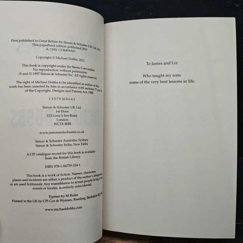 Old Enemies - Michael Dobbs รูปที่ 6