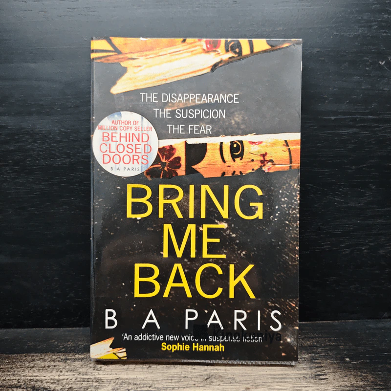 Bring Me Back - B.A. Paris รูปที่ 1