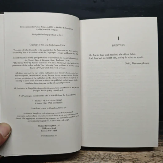 The wolf in Winter - John Connolly รูปที่ 6
