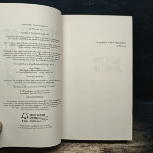 Rules of Betrayal - Christopher Reich รูปที่ 6
