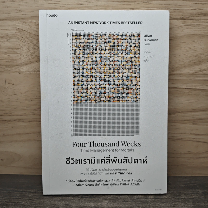 ชีวิตเรามีแค่สี่พันสัปดาห์ Four Thousand Weeks: Time Management for Mortals - Oliver Burkeman รูปที่ 1