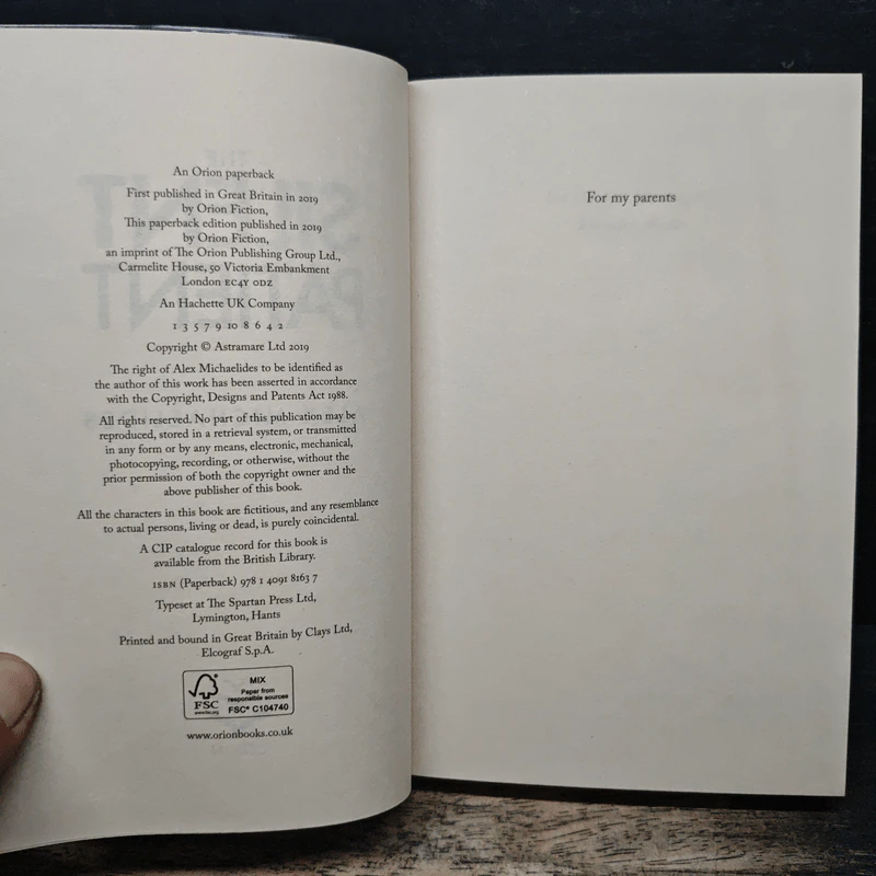 The Silent Patient - Alex Michaelides รูปที่ 6