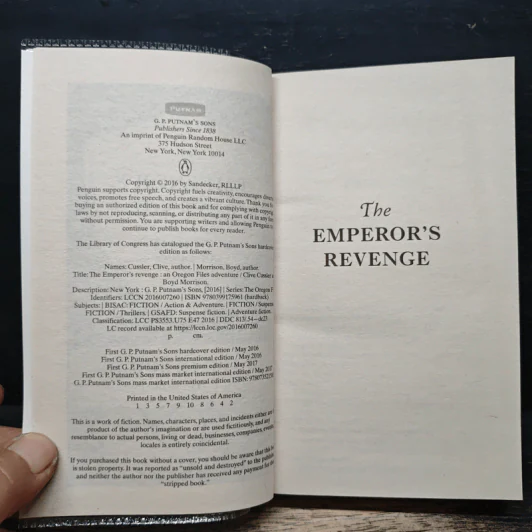 The Emperor's Revenge - Clive Cussler, Boyd Morrison รูปที่ 6