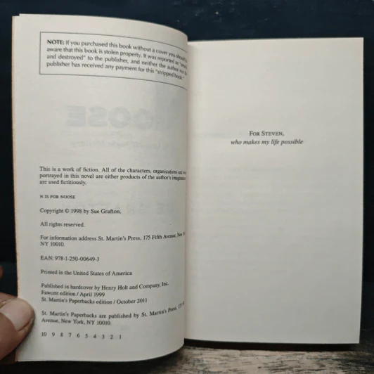 N Is for Noose - Sue Grafton รูปที่ 6