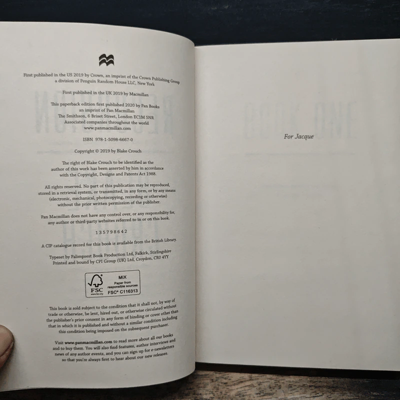 Recursion - Blake Crouch รูปที่ 7