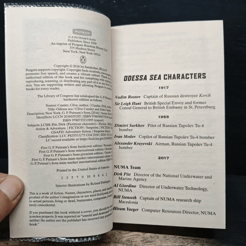 Odessa Sea - Clive Cussler, Dirk Cussler รูปที่ 6