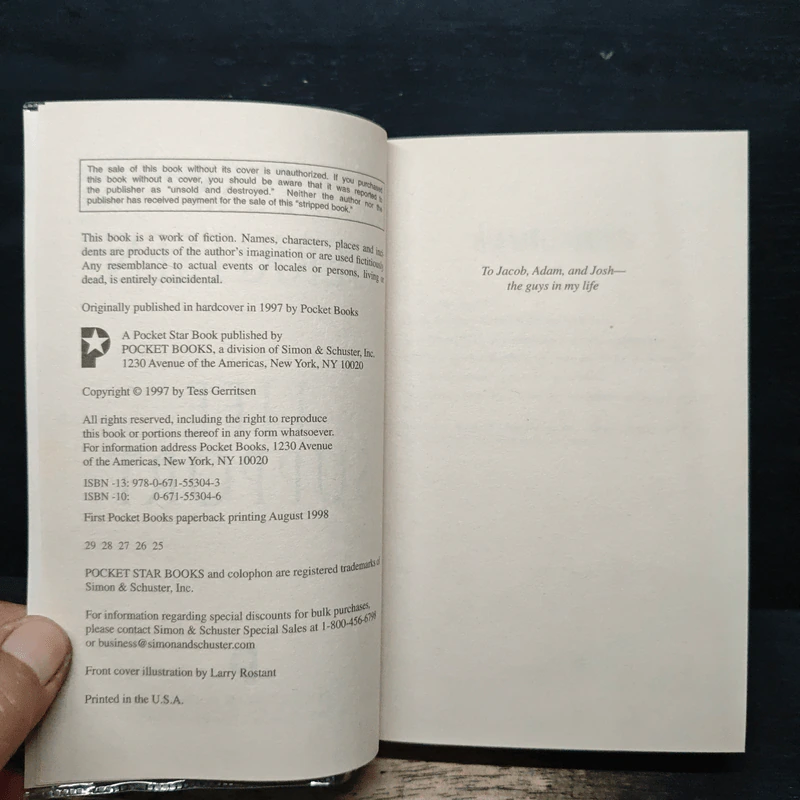 Life Support - Tess Gerritsen รูปที่ 6