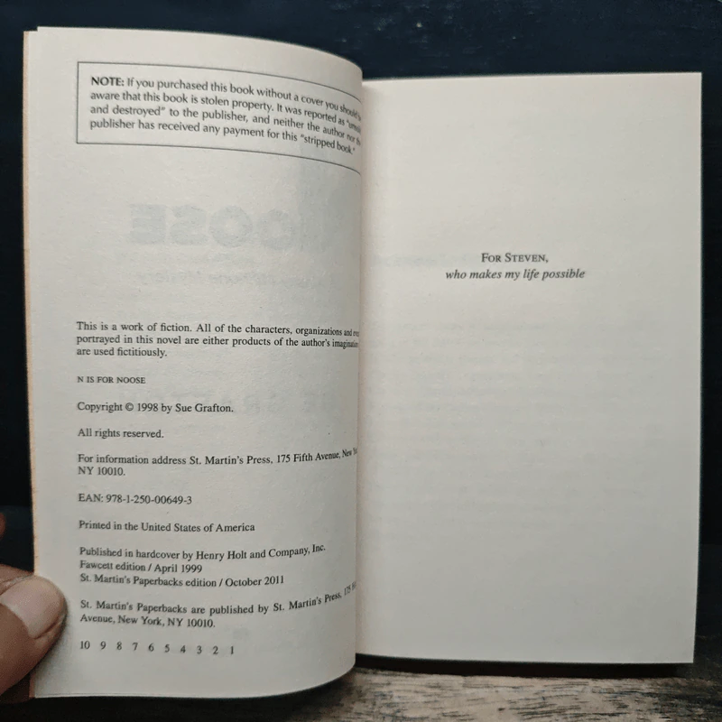 N Is for Noose - Sue Grafton รูปที่ 6