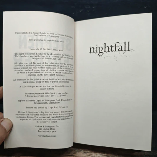 Nightfall - Stephen Leather รูปที่ 6