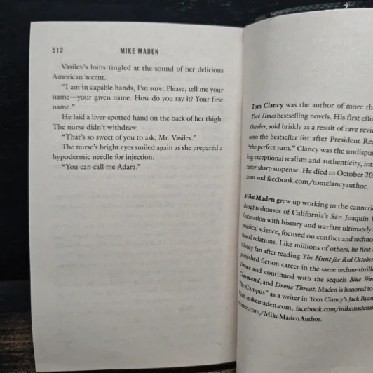 Tom Clancy Line of Sigh - Mike Maden รูปที่ 8