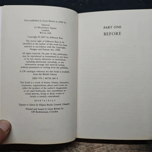 Flesh and Bone - Jefferson Bass รูปที่ 6