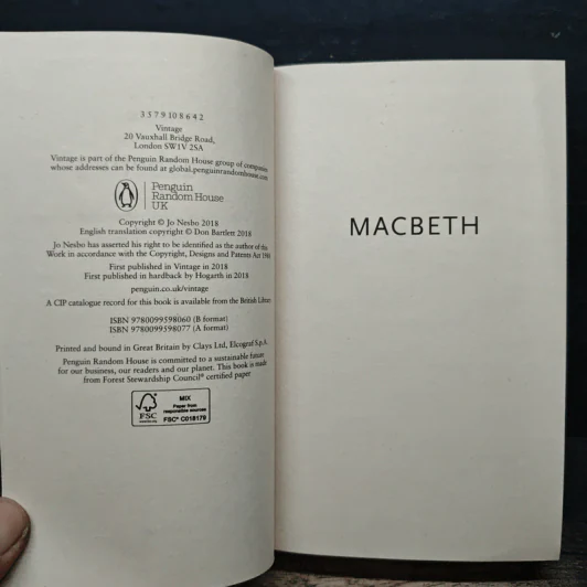 Macbeth - Jo Nesbo รูปที่ 6
