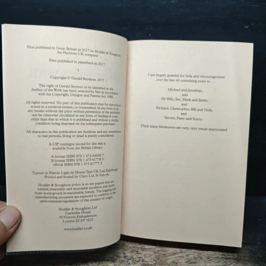 Jericho's War - Gerald Seymour รูปที่ 6