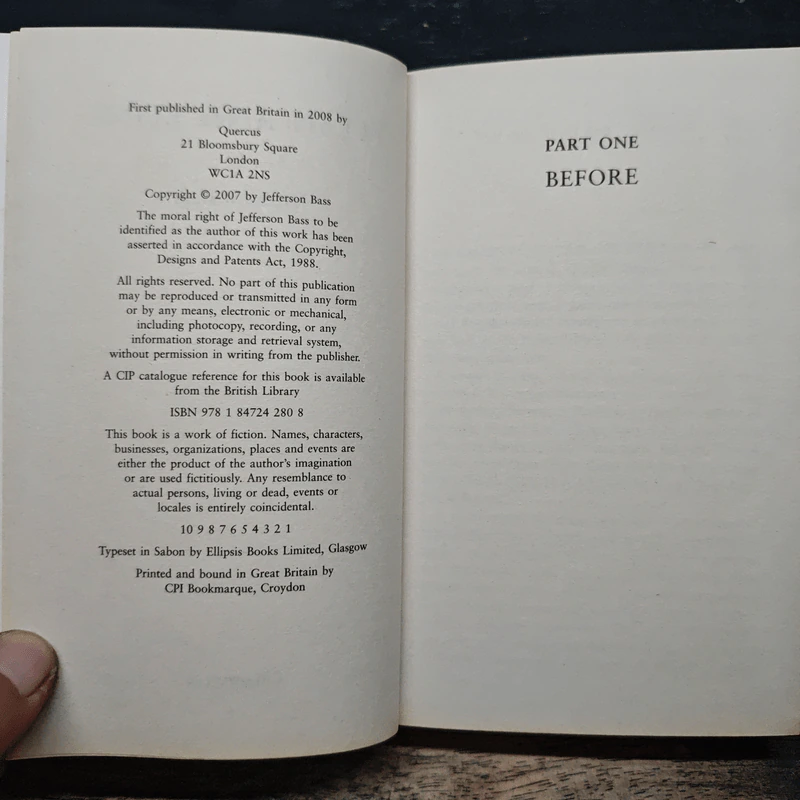 Flesh and Bone - Jefferson Bass รูปที่ 6
