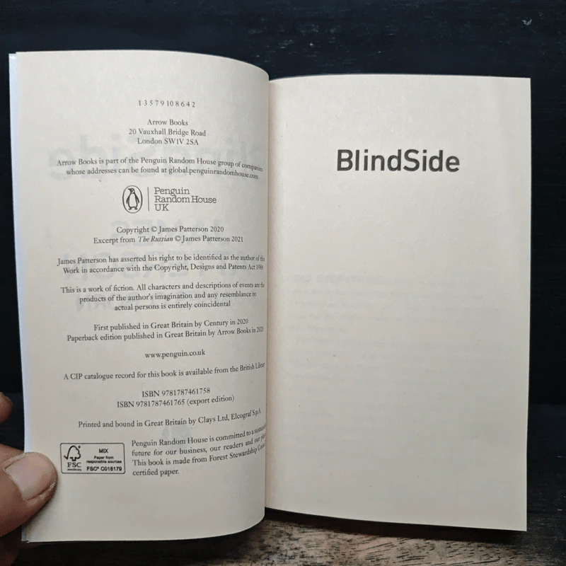 Blindside - James Patterson รูปที่ 6