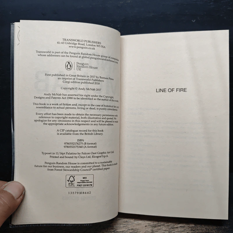 Line of Fire' โดย Andy McNab รูปที่ 6