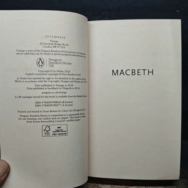 Macbeth - Jo Nesbo รูปที่ 6