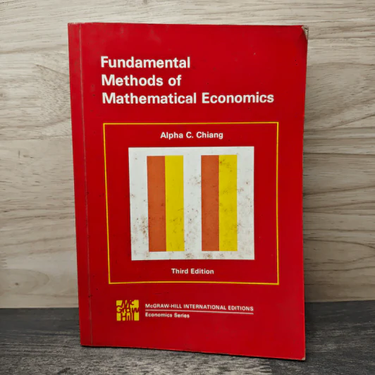 Fundamental Methods of Mathematical Economics - Alpha C. รูปที่ 1