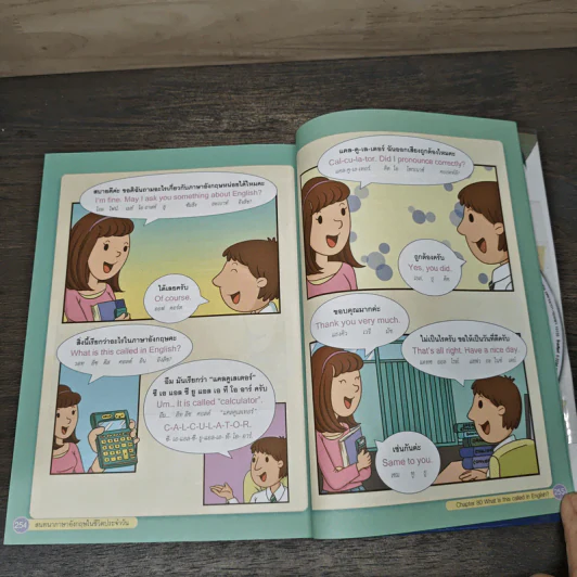 สนทนาภาษาอังกฤษในชีวิตประจำวัน ฉบับการ์ตูนความรู้ รูปที่ 9