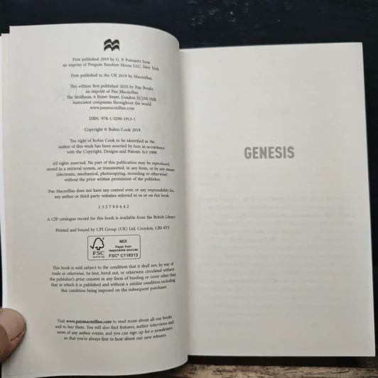 Genesis - Robin Cook รูปที่ 6
