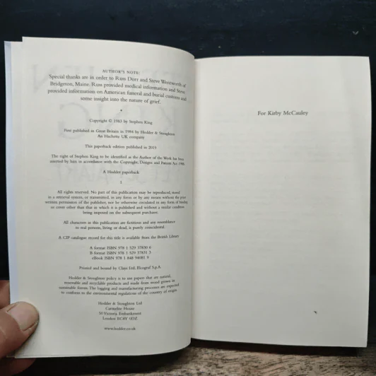 Pet Sematary - Stephen King รูปที่ 6