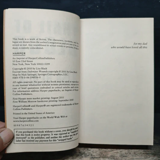 Trail of Blood A Novel of Suspense - Lisa Black รูปที่ 6