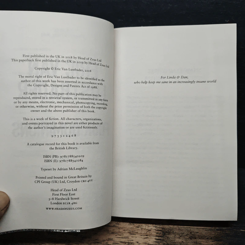 Four Dominions - Eric Van Lustbader รูปที่ 6