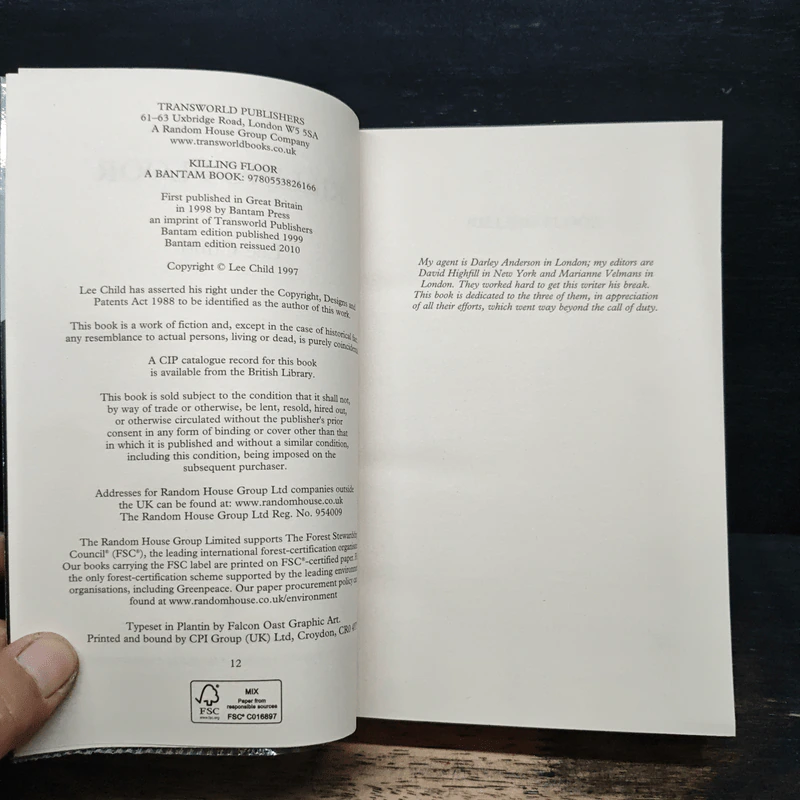 Killing Floor - Lee Child รูปที่ 6