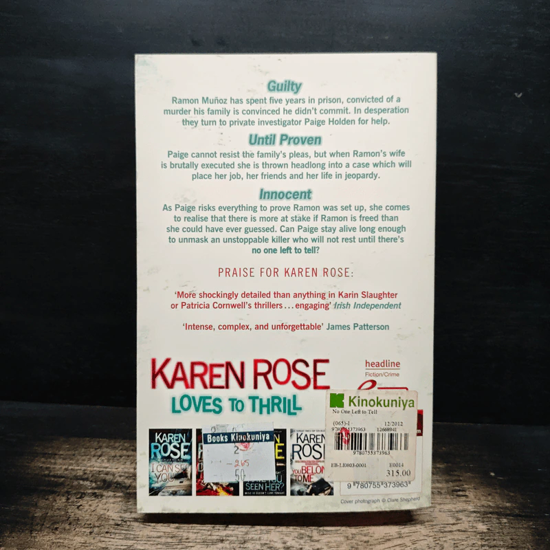 No One Left To Tell - Karen Rose รูปที่ 2