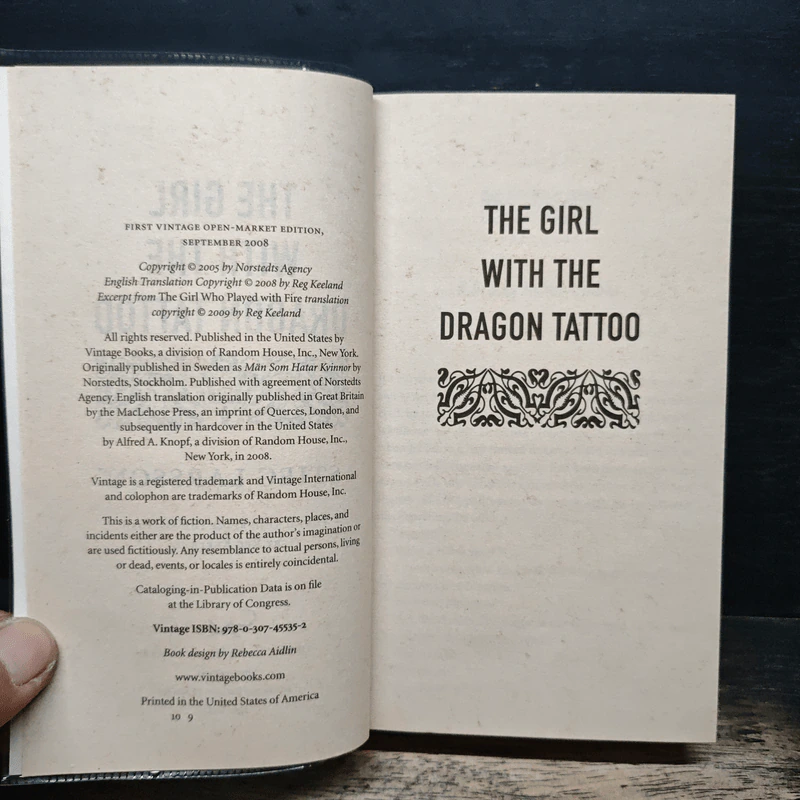 The Girl With The Dragon Tattoo - Stieg Larsson รูปที่ 6